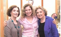 Com Aracy Cardoso e Eva Vilma - Mãe de Coração e na Arte
